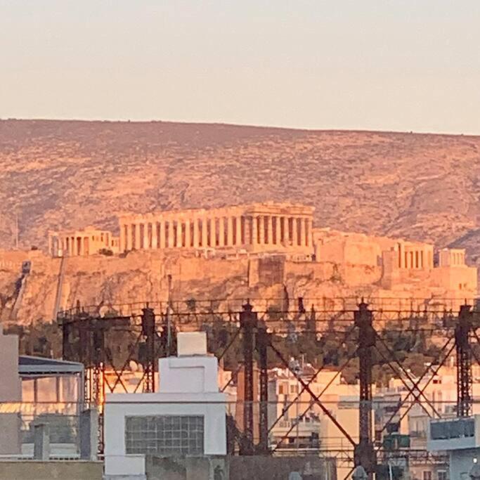 Fab New Flat In Central Athens W/ Acropolis Views Bagian luar foto